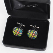 Cufflinks, Premium Tartan, Buchanan Tartan